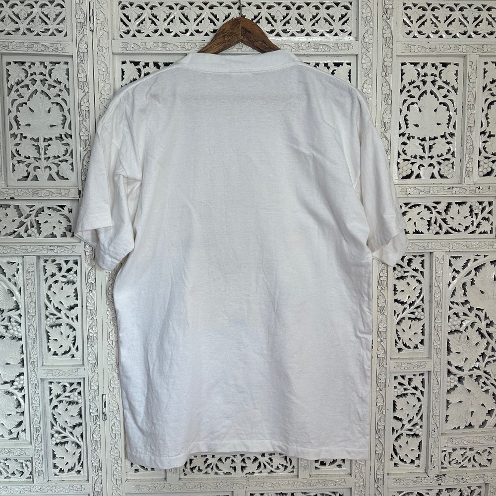 Vintage Davidsons Metallic Fish Nautical Bermuda T Shirt‎ Sz Medium - Picture 4 of 5